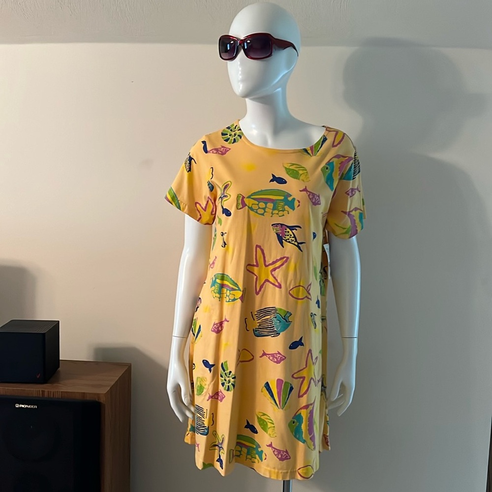 NWT Coastal Cotton Mini Dress/Beach Cover-up